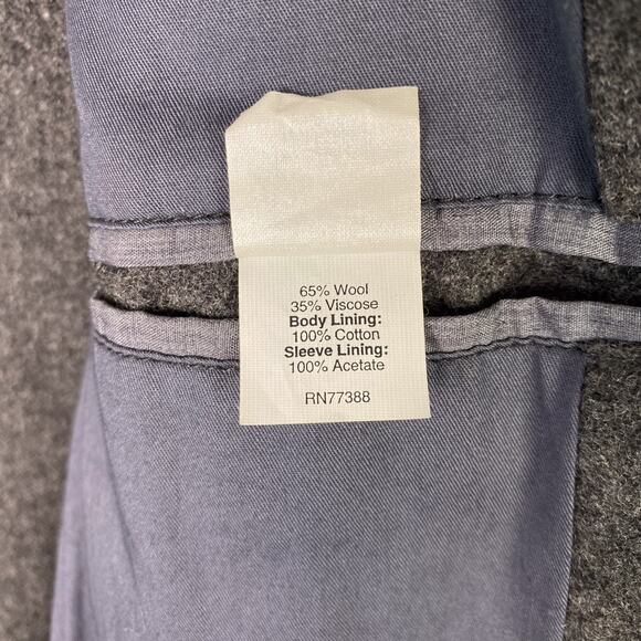 J. Crew Mens 40R Grey Wool Blend Blazer Jacket - Picture 7 of 7